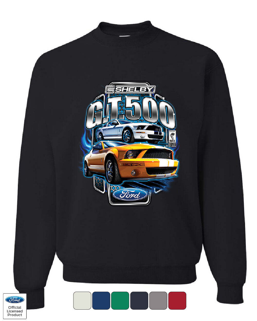 Ford Racing Sweatshirt Shelby GT500 Ford Performance Sweatshirt Ford Mustang Cobra Racing ...