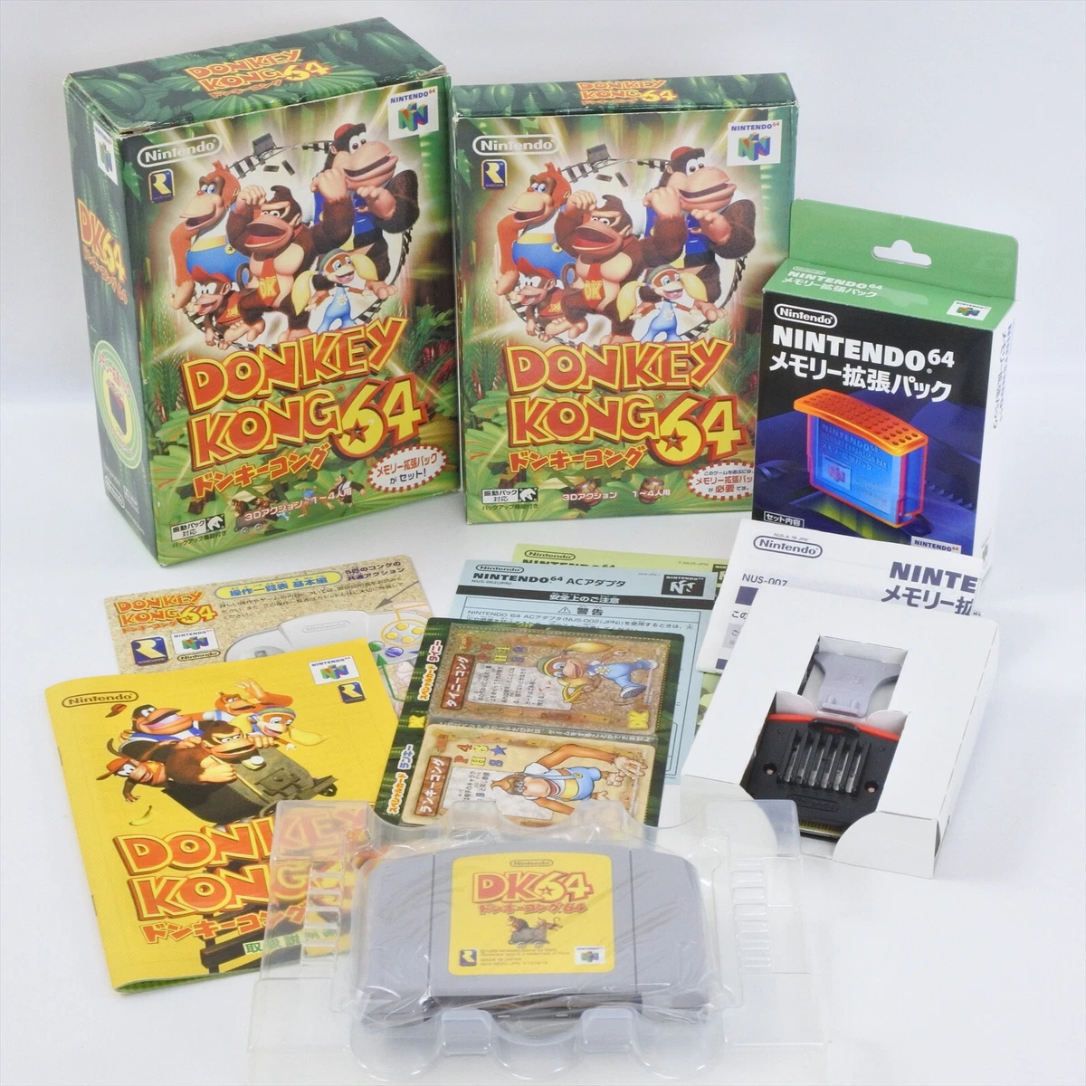 Nintendo 64 DONKEY KONG 64 with Expansion Pak 2188 n6 eBay