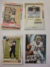 Ian Book Gold Variation RPA Rookie Ticket RSV-IBO Contenders Rare!!! Auto Patch