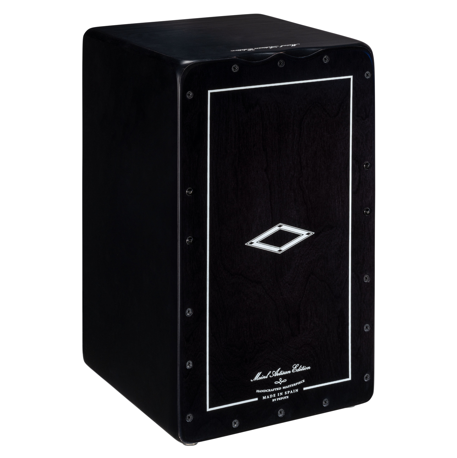 Meinl Cajon Artisan Edition Cajon Drum Tango Line Satin Black AETLSBK