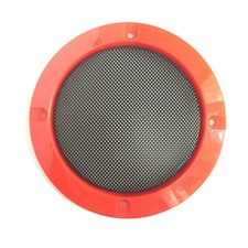 4" Inch Speaker Cover Red Frame Metal Mesh Grills For Car Audio DJ PA Speaker