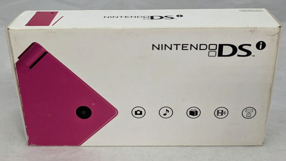 Nintendo Dsi Pink Console Complete In Box CIB Tested Working
