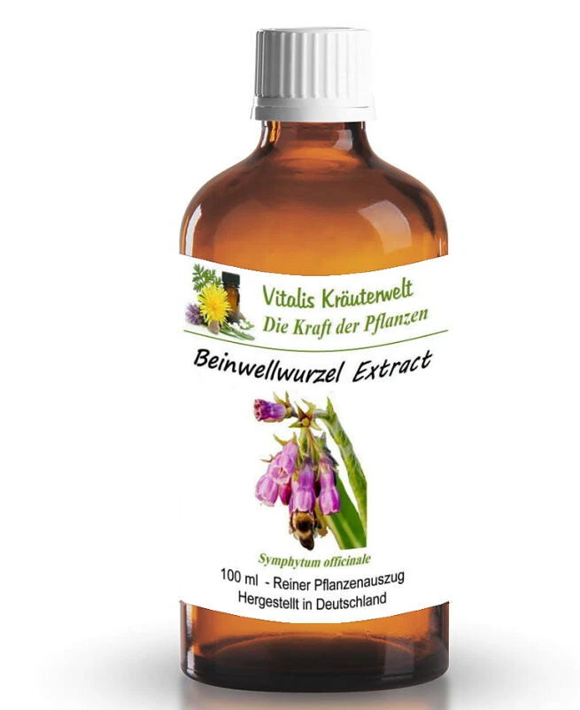 VITALIS-KRÄUTERWELT Beinwell Extrakt aus der Beinwellwurzel mit Alkohol - 100ml
