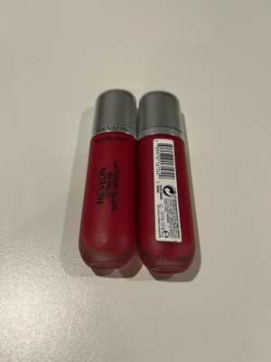 2 PK REVLON ULTRA HD MATTE LIP COLOR 635 HD PASSION 0.2 FL.OZ EA 0.4 FL.OZ TOTAL