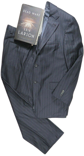 Galliani Italian Design Mens Suit 40 36/29 Navy Super 120s Wool Biela 3-Roll-2 - Picture 1 of 12