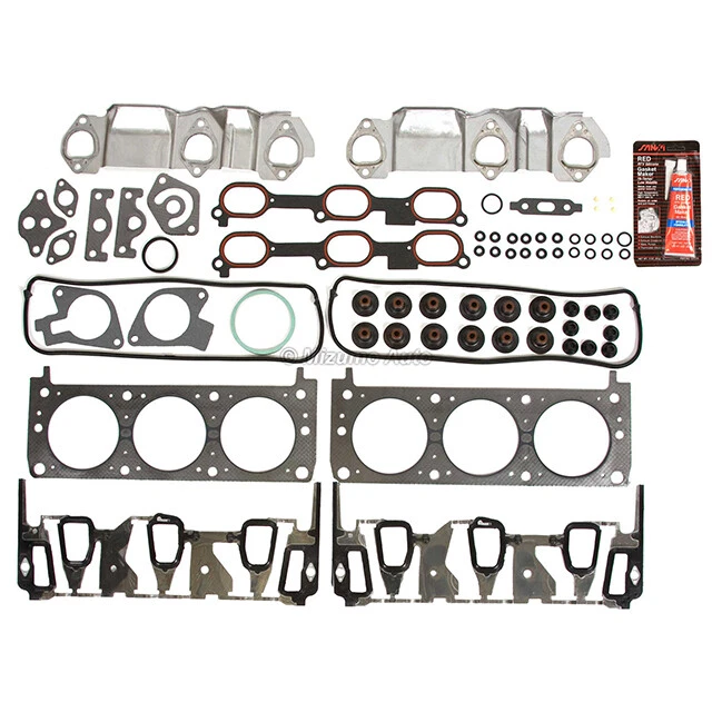 Juego completo de juntas rodamientos anillos aptos para 96-05 Pontiac Buick Chevrolet Oldsmobile 3,4 L Foto 3 de 4