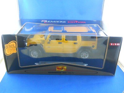 Maisto Hummer H2 SUV 1:18 Diecast | eBay