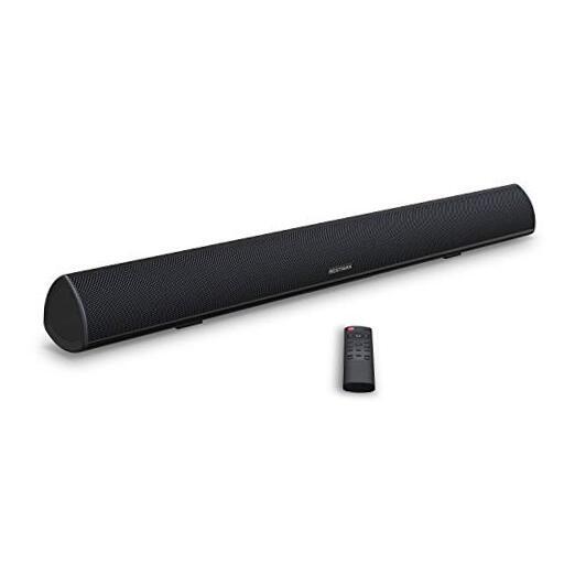 Soundbar, TV Sound Bar with Wired HDMI and Wireless Bluetooth 28 inch black-image