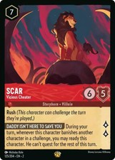 Lorcana  Scar - Vicious Cheater - Rise of the Floodborn  125