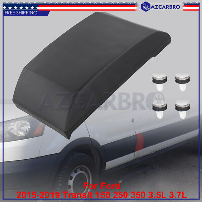 Black Driver Left Side Pillar Molding Trim For 2015-2019 Ford Transit 150/250/350HD – Direct OE Fit BK3Z-6129077-AE
