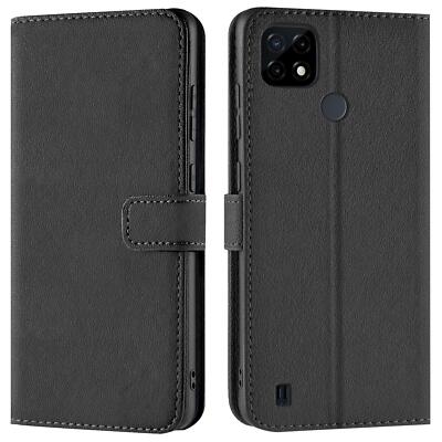 Schutz Hülle Für Realme C21 Handy Klapp Schutz Tasche Book Flip Case