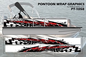 **NEW** Hunting DIY WRAPPING Pontoon wrap graphics kit