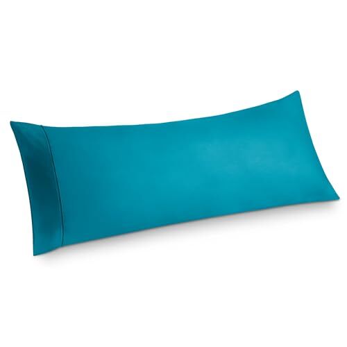 Body Pillow Case Cover - Teal Polyester Microfiber Body (20