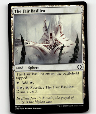 MTG The Fair Basilica 252 FOIL Phyrexia: All Will Be Common | eBay