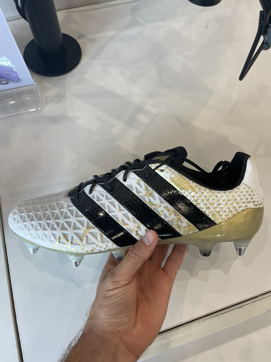 Adidas Men's Rare Ace 16.1 SG Stellar Pack - White Gold Adidas Men's Rare Ace 16.1 SG Stellar Pack - White Gold