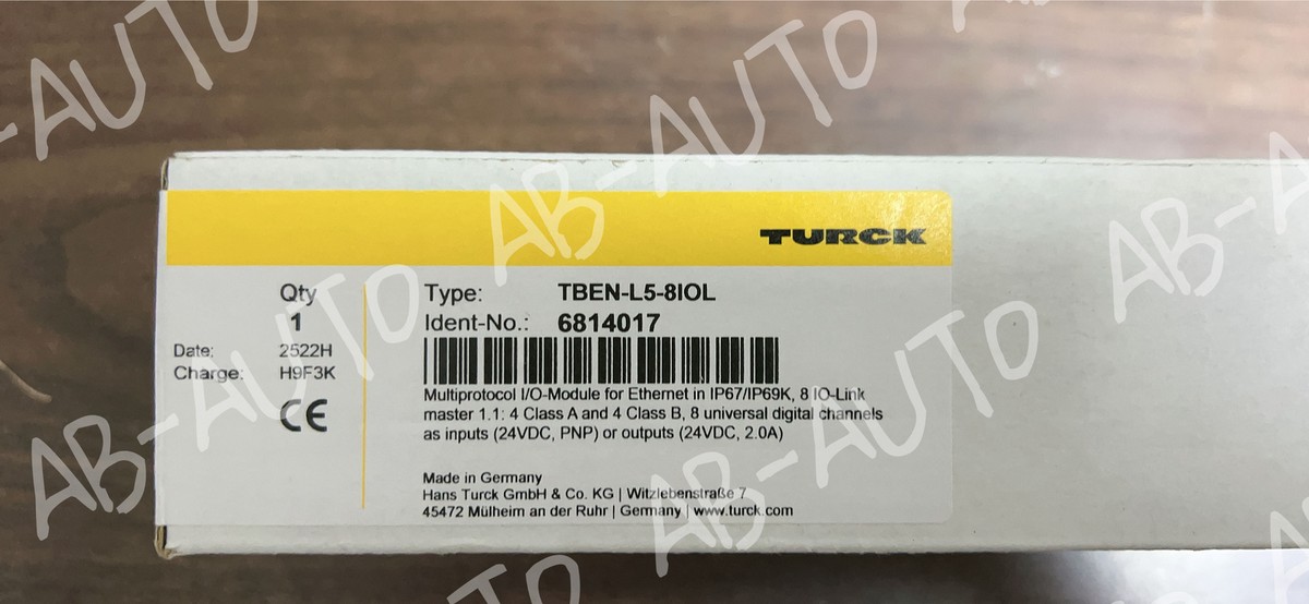 TBEN-L5-8IOL IO-LINK 6814017 Turck Brand New | eBay