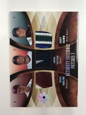 2007 Upper Deck Ultimate Collection Carlton/Santana/Kazmir #EP-CSK 03/15 Patch