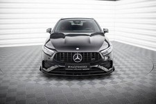 Front Flaps Mercedes-AMG A35 W177 Facelift schwarz Spoilerlippen ansatz Front Flaps Mercedes-AMG A35 W177 Facelift schwarz Spoilerlippen ansatz
