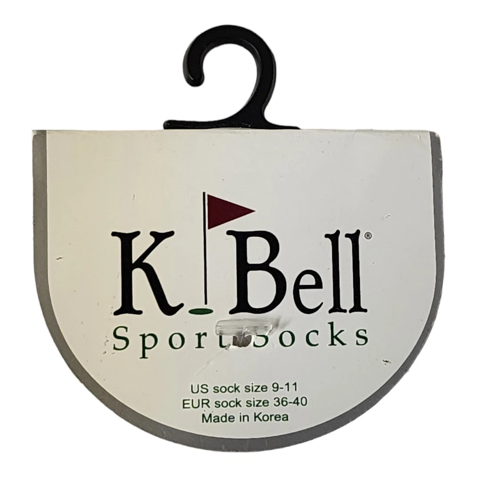 K. Bell Sport белый лодыжки носки я люблю гольф женщины 9-11 новый из старых запасов  - Изображение 4 из 4
