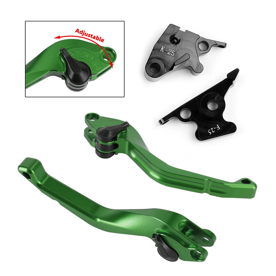 CNC Short Clutch Brake Lever fit for Kawasaki Ninja 250R 400 300R/Z300 Z250SL #3 Foto 4 de 4