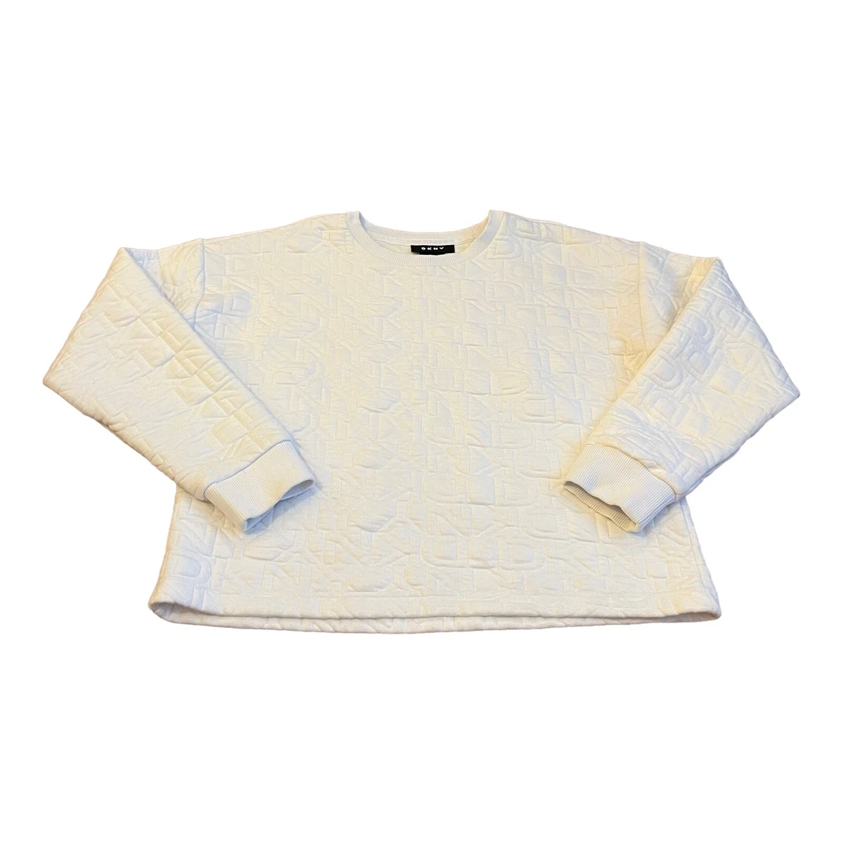 Dkny white sweater cheap