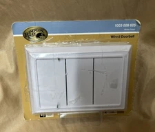 NEW, Complete , Hampton Bay WIRED Door Chime in White