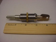 Vending machine twist lock with threaded extension - snack & soda - one key