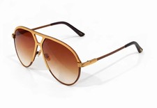 Tom Ford Xavier Sunglasses TF1060 Gold/Brown Gradient With Case New