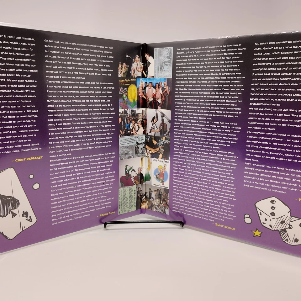 Less Than Jake - Losing Streak Vinyl Green & White Gatefold 1LP /500 25th Anni. - Image 4 of 4