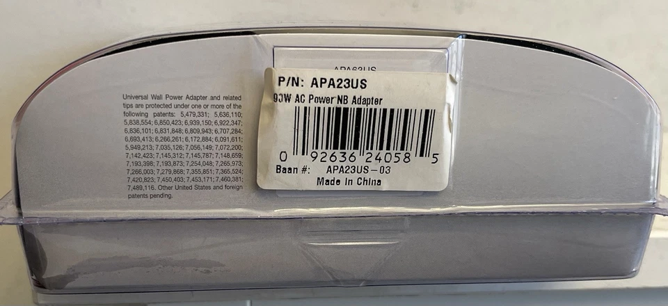 Genuine Targus Universal AC DC Wall Adapter Smart Power Supply Up to 90 Watts - Image 3 of 3