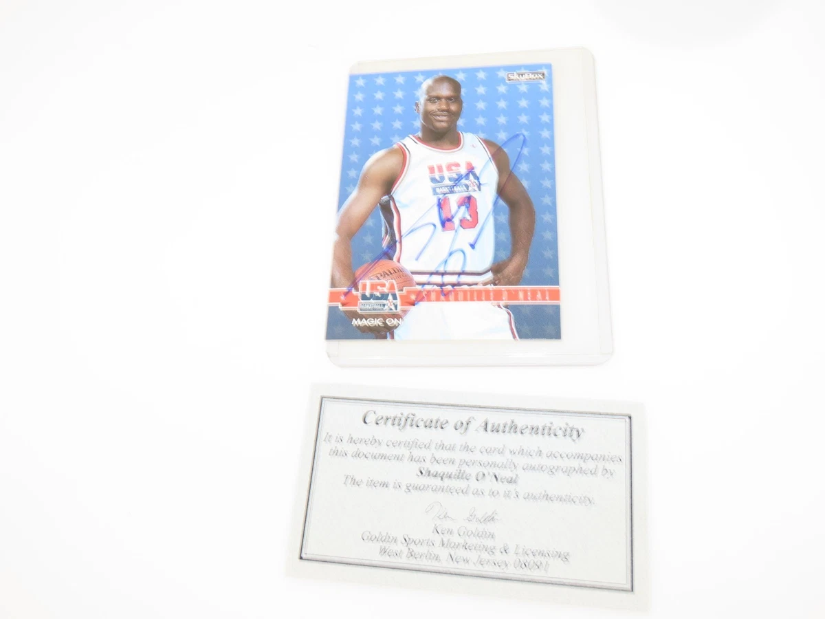 Shaquille O'Neal NBA Original Autographed Items for sale | eBay
