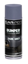 Car-Rep Bumper Dark Grey Spray Paint 400mL Fast-Dry Semi-Gloss Finish Plastic