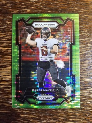 Baker Mayfield 2023 Green Pulsar Parallel Prizm No. 276 NFL