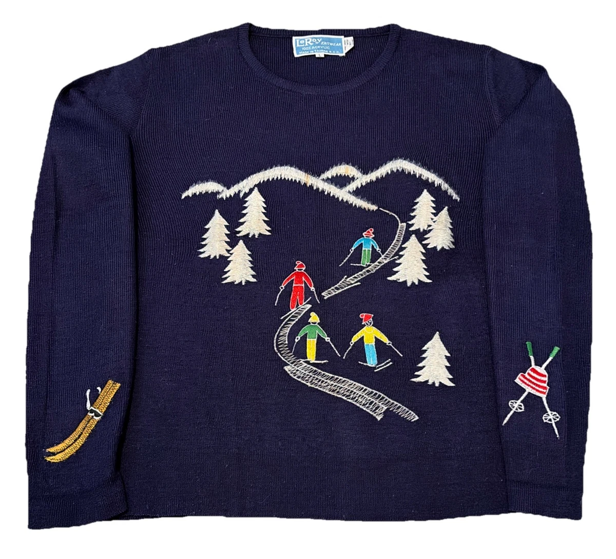 Vintage Ski Sweater Indiana Men's Vintage Sweaters | eBay