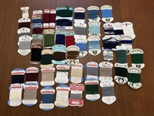 VTG Darning & Mending Wool Nylon Yarn LOT of 50 Bucilla, Coats & Clark, Dawn