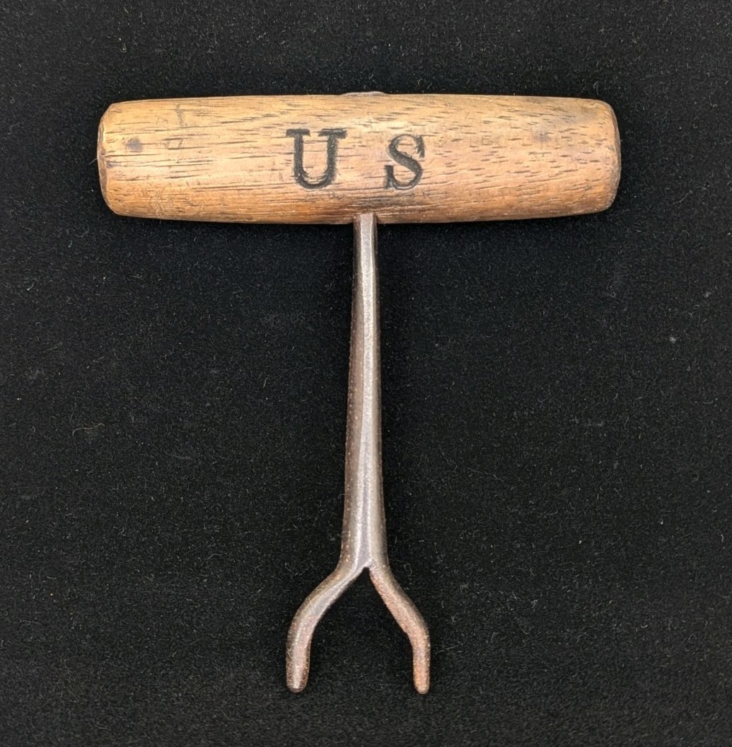 US Civil War Artillery Cannon Ball Fuse Wrench Antique Soldier Tool