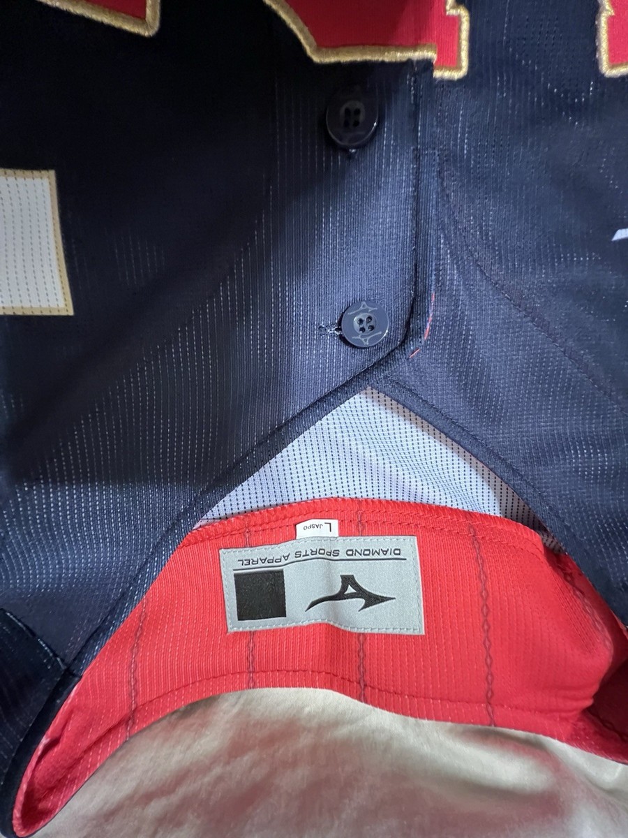 NEW MIZUNO Japan WBC WORLD BASEBALL Classic Jersey Navy Red