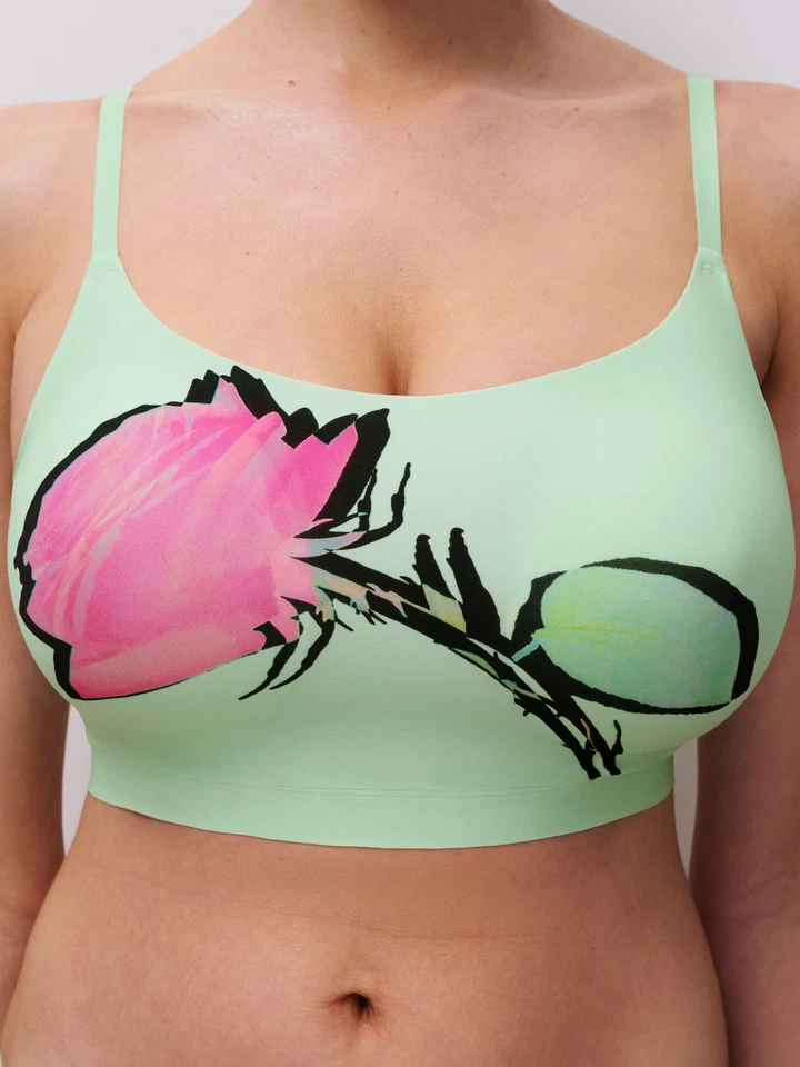 Chantelle - Bralette Softstretch Rose découpée - Photo 2/4