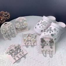 Shoe Clips Flower Decorations Plastic Material for Women and Men Shoes