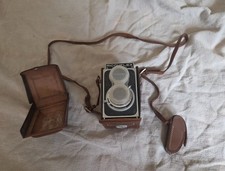 VINTAGE Ricohflex VII TLR Lot: Stuck/Fungus. Walz RF  Kenko Tripod AS-IS Repair