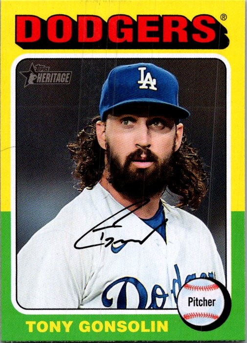 2024 Topps Heritage #232 Tony Gonsolin White Border