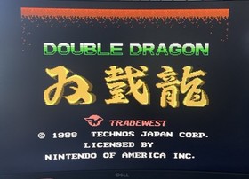 Double Dragon CIB Complete NES (Nintendo 1988) Black Circle Seal 1st Print Game