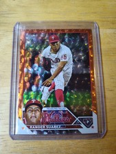 2023 Topps Series 2 Orange Foilboard 225/299 Ranger Suarez #642