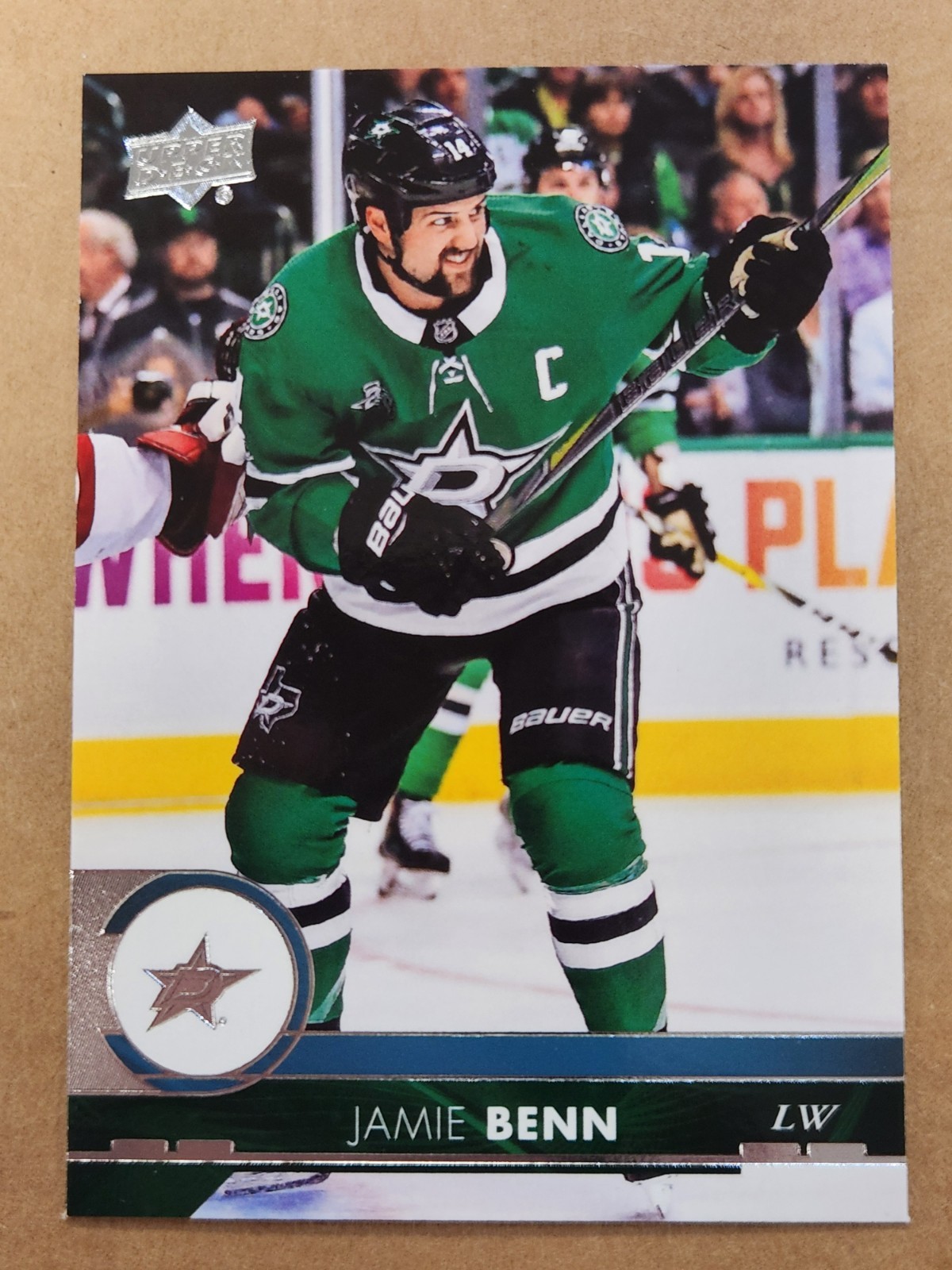#308 JAMIE BENN 2017-18 Upper Deck DALLAS STARS