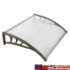 100*80cm Outdoor Window Awning Home Front Door Canopy Patio Cover Sun Shade