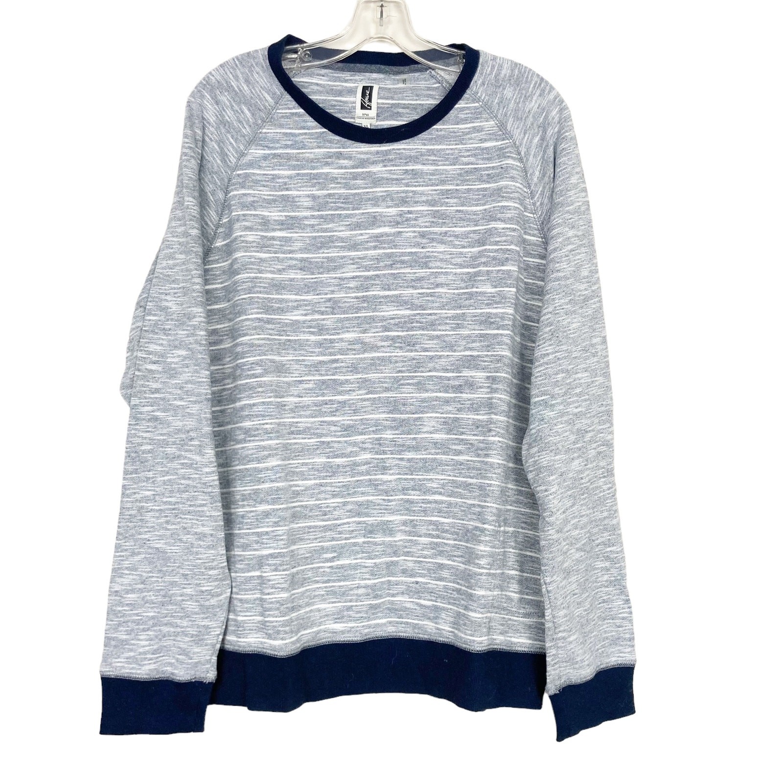 Howe Creative Workforce Gray Striped Sweater Sz XL - image 8