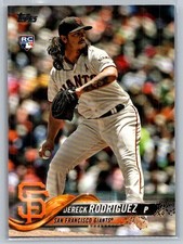 Dereck Rodriguez US270 2018 Topps Update RC Rookie San Francisco Giants Card