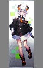 Arazzo Nijisanji Virtual YouTuber Levi Elifa corpo intero 24x63 pollici usato