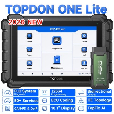 TOPDON ONE Lite Bidirectional J2534 Programming Online Coding Diagnostic Scanner