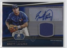 2012 Bowman Platinum Relic Blue Refractor /199 Brett Lawrie #AR-BL Auto ex0